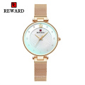 REWARD RD22014L Fashion Special Colorful Glass Women watch Ladies WristWatch Creative Luxury Waterproof Clock Relogio Masculino